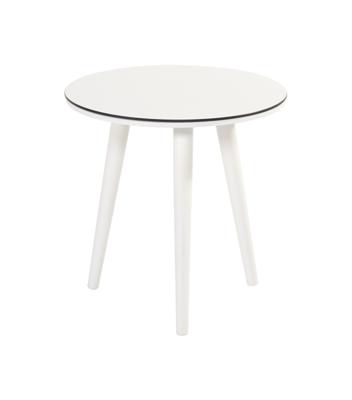 Hartman Outdoor Ronde Bijzettafel 'Sophie' HPL, 45 x 40cm, kleur Wit
