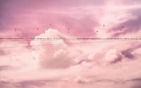 Noordwand Komar Pure Fotobehang Cloud Wire - P017-VD4 - thumbnail
