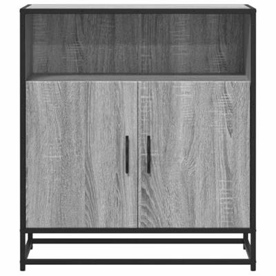 Dressoir 68x35x76 cm bewerkt hout grijs sonoma eikenkleurig Dressoir 68x35x76 cm bewerkt hout grijs sonoma eikenkleurig