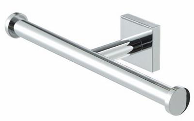 Geesa Nelio toiletrolhouder dubbel zonder klep chroom Geesa Nelio toiletrolhouder dubbel zonder klep chroom