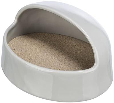 TRIXIE ZANDBAD DEGOES/HAMSTERS KERAMIEK GRIJS 20X16X10 CM 3 ST TRIXIE ZANDBAD DEGOES/HAMSTERS KERAMIEK GRIJS 20X16X10 CM 3 ST