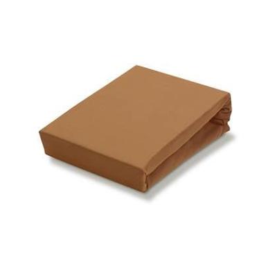 Jersey Supreme Hoeslaken Cognac | 80 x 220 cm | Bruin