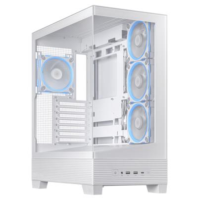 ASUS A31 Plus TG ARGB WHITE Midi Tower Wit - thumbnail