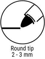 Sigel BA715 Glasboardmarker Wit 2 mm, 3 mm - thumbnail