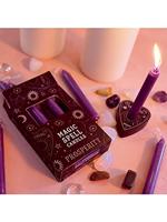 Magic Spell Kaarsen Welvaart (Paars - 12 stuks) - thumbnail