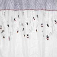 Douchegordijn Differnz Dreamer Polyester 180x200 cm Wit Differnz - thumbnail