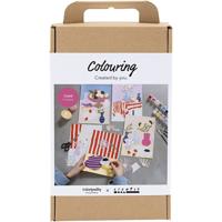 Creativ Company Hobbyset kleuren, collage, 1 doos - thumbnail