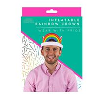 Gift Republic Opblaasbare Regenboog Kroon - thumbnail
