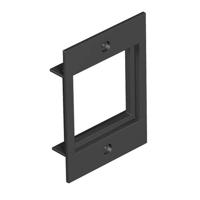 OBO Bettermann T4B P6 9011 Afdekplaat - thumbnail