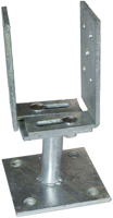 Connex Paalhouder U Op Plaat 65->150 Vvz - HV4269 - thumbnail
