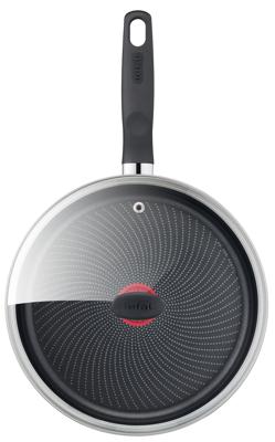 Tefal start&apos;easy hapjespan 24cm + deksel
