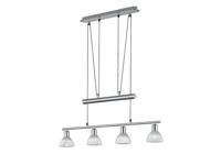 Trio Design hanglampLevisto 4-lichts nikkel - 371010407 - thumbnail