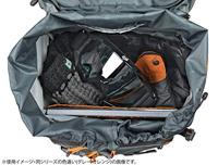 Lowepro Powder Backpack 500 AW Rugzak Grijs, Oranje - thumbnail