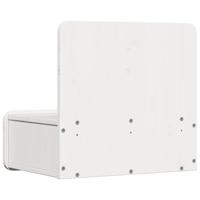 Wandbevestigde nachttafel met lade Wandgemonteerd Wit 44 x 32.5 x 40 cm - thumbnail