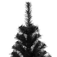 VidaXL Kerstboom met 300 led met standaard zwart 180 cm pvc - thumbnail