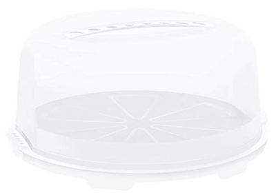 Rotho fresh taartdoos 35.5x16.5 cm wit/transparant