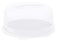 Rotho fresh taartdoos 35.5x16.5 cm wit/transparant - thumbnail