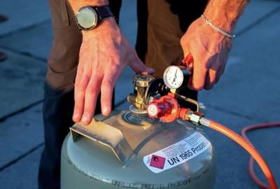 Rothenberger Propaanregelaar, Manometer 0,5-4 Bar - ROT032100E - ROT032100E
