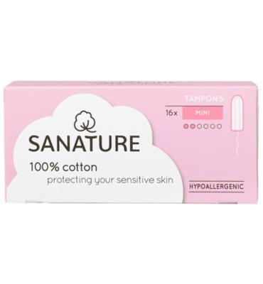 Sanature 100% Katoenen Tampons Mini