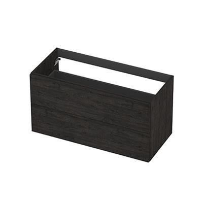 INK - Onderkast 2L Decor Softclose Tbv Greep - 1000x450x520 Mm - Houtskool Eiken