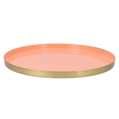 Daan Kromhout Dienblad marrakech perzik goudkleurig 40 cm | 4 stuks