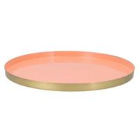 Daan Kromhout Dienblad marrakech perzik goudkleurig 40 cm | 4 stuks - thumbnail