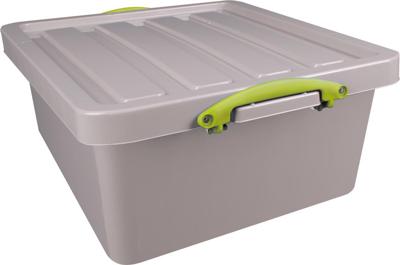 Really Useful Box Recycled opbergdoos 31,5 l, nestbaar, grijs Really Useful Box Recycled opbergdoos 31,5 l, nestbaar, grijs