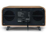 THOMSON Bluetooth-radio, vintage, cosy, 30 W, FM-radio, dual-alarm, Écran LCD, USB-C-oplader, Alim, 230 V - thumbnail