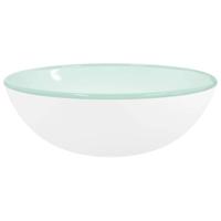 VidaXL Wasbak 35x12 cm gehard glas wit - thumbnail