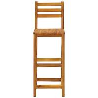 3-delige Tuinbarset massief acaciahout - thumbnail