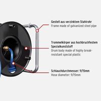 Brennenstuhl Anti Twist Pneumatische luchthaspel 20 m 16 bar - thumbnail