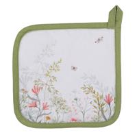 Clayre & Eef Pannenlap bloemen 20x20cm - thumbnail