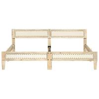 Bedframe massief mangohout 200 cm - thumbnail