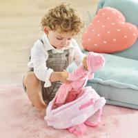 Corolle roze pluche poppen draagrugzak, 30cm - thumbnail