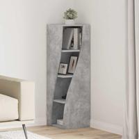 Hoekkast Wit 32x32x102cm Bewerkt hout - thumbnail