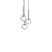 Nuura Miira 13 Hanglamp - Messing - Wit - thumbnail