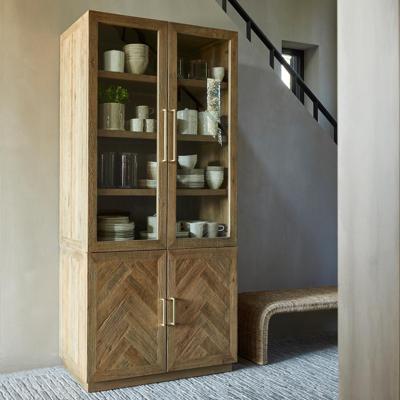 Rivièra Maison Buffetkast 'Riverside' Eikenhout en glas, 230 x 110cm