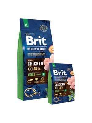 Brit Premium by Nature Adult XL hondenvoer 15 kg Brit Premium by Nature Adult XL hondenvoer 15 kg