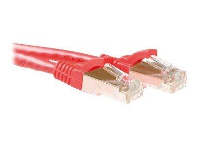 ACT FB6520 SFTP CAT6A Patchkabel Snagless | RJ45 Connectoren | Rood | 20 meter