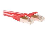 ACT FB6520 SFTP CAT6A Patchkabel Snagless | RJ45 Connectoren | Rood | 20 meter - thumbnail