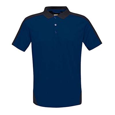 Ragetta RG1740 Contrast Coolweave Polo - Black/Classic Red - XXL