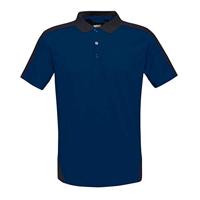 Ragetta RG1740 Contrast Coolweave Polo - Black/Classic Red - XXL - thumbnail
