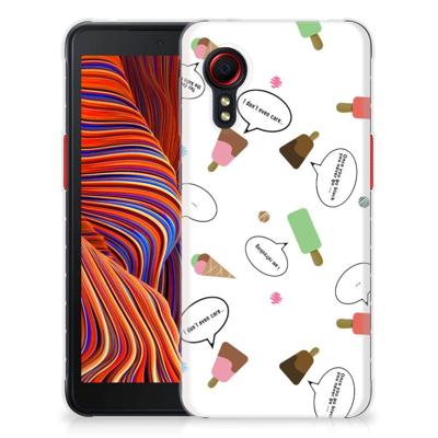 Samsung Galaxy Xcover 5 | Siliconen Case | IJsjes Samsung Galaxy Xcover 5 | Siliconen Case | IJsjes