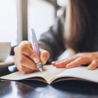 Schneider S-168211 Vulpen Ray Trend M Rechtshandig Wit/Roze/Oranje - thumbnail