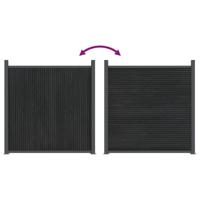 Schuttingpaneel 872x186 cm HKC grijs - thumbnail