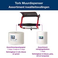 TORK Wandhouder 652108 Zwart, Rood - thumbnail