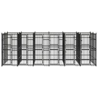 Hondenkennel 11,06 m² staal - thumbnail