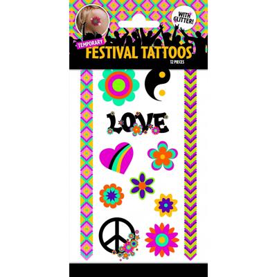 Totum Tattoos glitter look festival