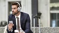 Technics EAH-A800E-S Premium ruisonderdrukking, draadloze bluetooth met spraakassistent en Google Assistant overhead hoofdtelefoon - zilver - thumbnail
