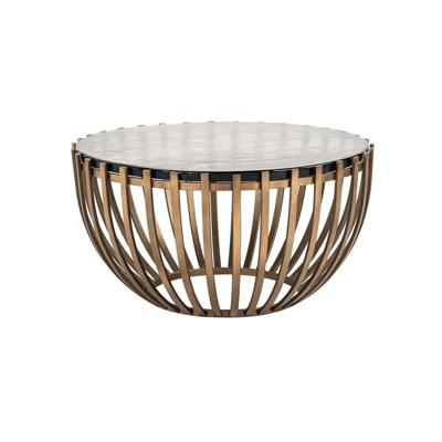 Richmond Ronde Salontafel 'Volante' Glas, Ø84cm